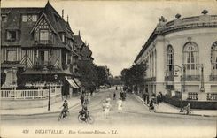 CPA Deauville Rue Gontaut Brion