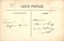 VINTAGE POSTCARD Deauville the Street Gontaut Biron