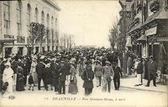CPA Deauville Rue Gontaut Biron 