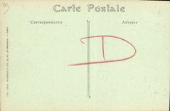 VINTAGE POSTCARD Deauville the Flowered Beach Street Gontaut Biron Seen on Normandy Hotel