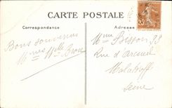 VINTAGE POSTCARD Deauville the Flowered Beach Streets of L Locks and Desired Hoc Magasin in Spring