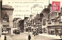 CPA Deauville Plage Fleurie Rue du Casino 