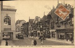 CPA Deauville Plage Fleurie Rue du Casino 