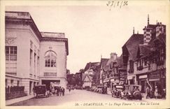 CPA Deauville La Plage Fleurie Rue du Casino
