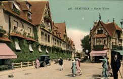 CPA Deauville Rue de l ecluse Magasin au Printemps