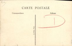 VINTAGE POSTCARD Deauville Street of L Locks and Desired Hoc Towards the Casino