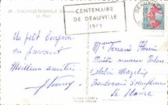 MODERN CARD Trouville Deauville the Port