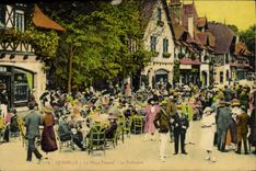 CPA Deauville La Plage Fleurie La Potiniere