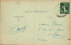 CPA Deauville Un coin de La Potiniere