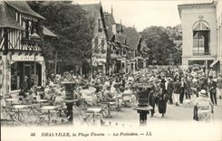 CPA Deauville La Plage Fleurie La Potiniere