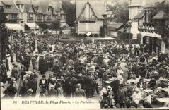 CPA Deauville La Plage Fleurie La Potiniere