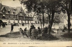 CPA Deauville La Plage Fleurie La Potiniere