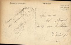 VINTAGE POSTCARD Deauville the Flowered Beach the Iron boiler