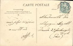 POSTAL Robinson de la VENDIMIA ninguin asno de la vena