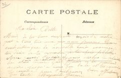 Cafe de Clamart de la POSTAL de la VENDIMIA de la TAPA del tabaco de la estacion