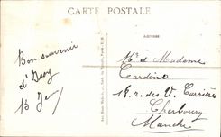 TAPA del mercado de Issy Moulineaux de la POSTAL de la VENDIMIA