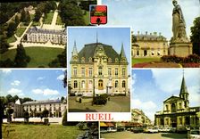 CPM Rueil Malmaison Le Chateau L Eglise Le chateau de bois Preau L hotel de ville