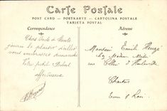 VINTAGE POSTCARD Castle of Malmaison Napoleon 1st