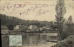 VINTAGE POSTCARD Restoring Bellevue Edges of the miraculous Seine of the sin