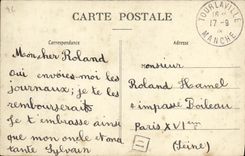 Panorama de Bellevue de la POSTAL de la VENDIMIA en el Seine