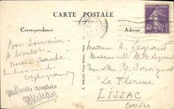 VINTAGE POSTCARD Wood Doves Avenue of the Houses