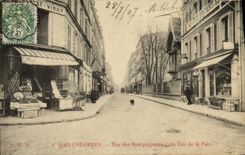 VINTAGE POSTCARD Wood Doves Street of Burgundian the Corner Street of Peace
