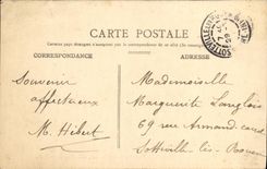 CPA Bois Colombes Rue des Bourguignons Coin Rue de la Paix