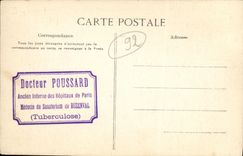 VINTAGE POSTCARD the Fight Antituberculeuse Sanatorium of Buzenval the Wood Cure