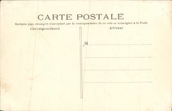 VINTAGE POSTCARD Boulogne on the Seine With the Grid of Wood Coffee restoring of the house of princes Thevenot