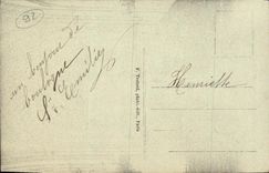 VINTAGE POSTCARD Boulogne on the Seine L Interior of L Church