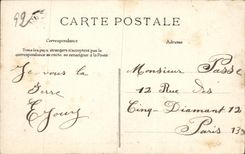 VINTAGE POSTCARD Boulogne on the Entered Seine of the Seedbed of the Town of Paris