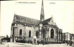 CPA Boulogne sur Seine L Eglise