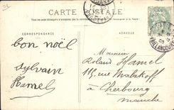 VINTAGE POSTCARD Edges of the Seine the Wearing of Boulogne Boats Barges