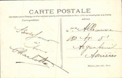 Madera de la POSTAL de la VENDIMIA de Meudon Clamart la puerta de Fleury