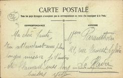 VINTAGE POSTCARD Clamart L Church