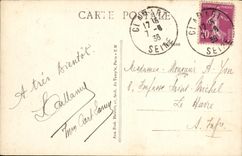 Opinion de Clamart de la POSTAL de la VENDIMIA tomada de L lnstitution de la familia