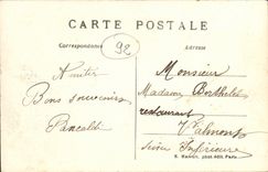 Jardines de Clichy de la POSTAL de la VENDIMIA del lugar de los festivales