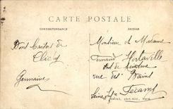 VINTAGE POSTCARD Clichy L Town hall