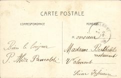 CPA Clichy Le Parc Denain L allee Principale