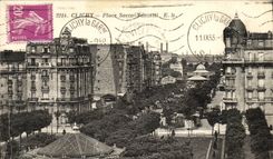 CPA Clichy Place Sacco Vanzetti