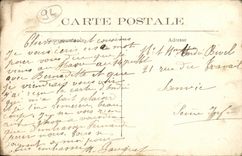 La POSTAL Clichy de la VENDIMIA pone festivales y que ocurrio panorama de Leon Gambetta