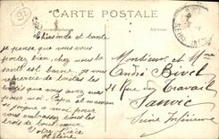 POSTAL Clichy de la VENDIMIA el ayuntamiento