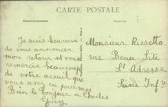 Bulevar de Clichy de la POSTAL de la VENDIMIA de Lorena