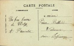 Bulevar Victor Hugo de Clichy de la POSTAL de la VENDIMIA