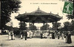 POSTAL Clichy de la VENDIMIA el Bandstand