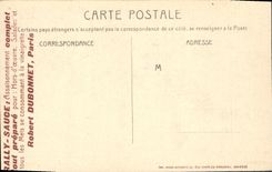 POSTAL Clichy de la VENDIMIA el bulevar nacional cerca de la calle del cafe de madera del progreso