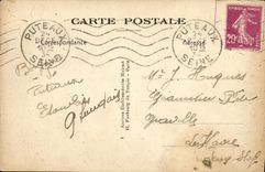 Escuela Benoit complejo Malon de Puteaux de la POSTAL de la VENDIMIA