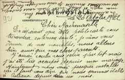 POSTAL Puteaux L amor de la VENDIMIA de D el paso