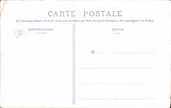 El faeton de la POSTAL de la VENDIMIA sienta los caballos que giran sobre un eje monocilindricos del automovil de Dion Bouton Puteaux