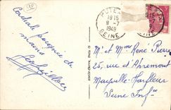 VINTAGE POSTCARD Puteaux Street Jean Jaures